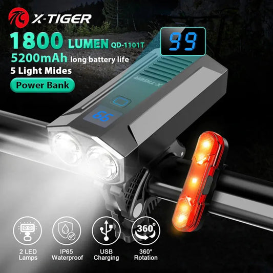 Luces X-TIGER para bicicleta,