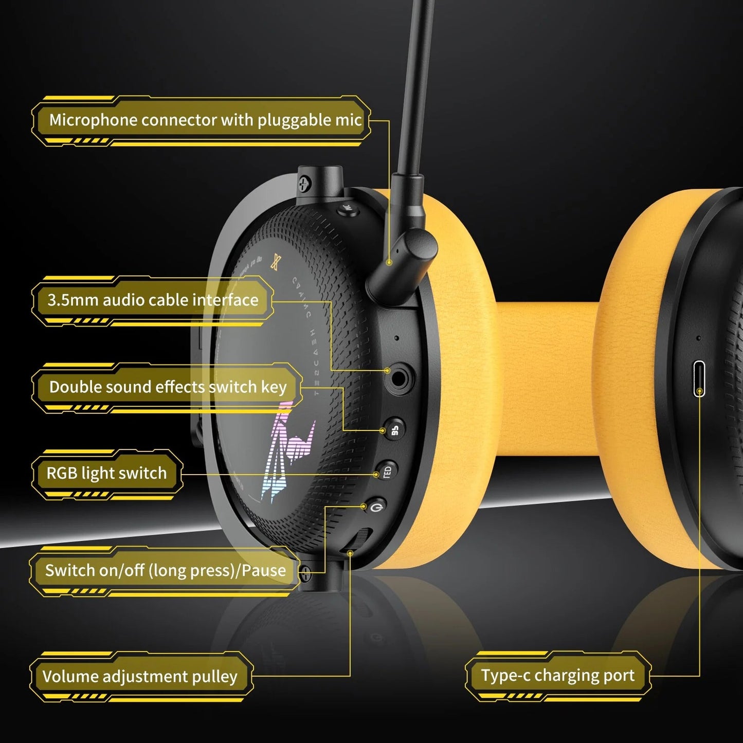 Auriculares inalámbricos para juegos